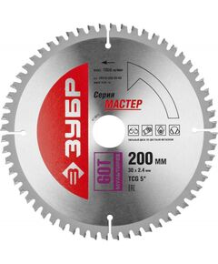 Пильные и алмазные диски: Диск пильный по алюминию Зубр Мультирез 200 x 30мм 60Т [36916-200-30-60] фотографии