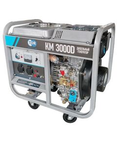 Электростанции: Генератор дизельный TOR KM3000D 3 кВт, 220В, 15 л, с кнопкой запуска [1025962] фотографии
