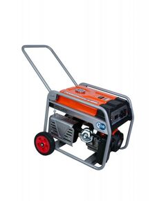 Электростанции: Генератор бензиновый TOR KM6500H 5,0 кВт 220В 27 л с кнопкой запуска и колесами [1018117] фотографии