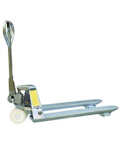 Складская техника: Тележка гидравлическая XILIN BFS 2500 кг, 1150 мм, нержавеющая сталь, нейлоновые колеса [1005770] фотографии