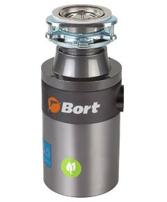 Прочая встраиваемая техника: Измельчитель пищевых отходов Bort TITAN 4000 390 Вт, 3 ступени, 4.2 кг/мин, 90 мм, серый фотографии