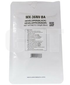 Для Sharp:  Девелопер MX-36GVBA для SHARP MX-2310U/2610N/2640N/3115N/3610N Black, 195г, 100000 стр. [CET171023] фотографии