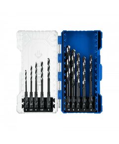 Набор сверл по металлу для винтовёртов и шуруповертов Зубр IMPACT READY НЕХ-1/4" 10 шт [29623-H10] фотографии