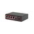 Коммутатор неуправляемый Beward STP-401HP 4 порта 10/100 Мбит/c (все с поддержкой High PoE) + 1 порт 100 Мбит/с SFP, PoE бюджет до 120 Вт, промышленное исполнение фотографии
