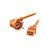 Кабель питания ACD SUPER HEAVY DUTY 3*2,5 S22C19 Schuko - C19, 16А, оранжевый, 2.0 м [ZJE-002] фотографии