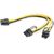 Кабель питания Cablexpert CC-PSU-85 PCI-Express 6-пин на 6+2 пин x 2 шт., 0.3 м фотографии