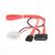 Кабель Cablexpert CC-SATA-C2 Combo Slim(mini) SATA molex+SATA / SATA, 15pin+7pin, длина инт. - 35см, питание - 30см фотографии