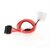 Кабель Cablexpert CC-SATA-C2 Combo Slim(mini) SATA molex+SATA / SATA, 15pin+7pin, длина инт. - 35см, питание - 30см фотографии