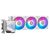 Жидкостная система охлаждения MSI MAG CORELIQUID I360 WHITE 3x ARGB Gen2 Fan, ARGB Gen2 Block, Color Box [306-7ZW8E21-C24] фотографии