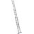 Стремянки и лестницы: Трехсекционная лестница СИБИН 38833-08 8 ступеней, со стабилизатором, алюминиевая фотографии
