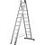 Стремянки и лестницы: Трехсекционная лестница СИБИН 38833-11 11 ступеней, со стабилизатором, алюминиевая фотографии