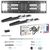 Крепеж для аудио-видео техники: Кронштейн для ТВ Kromax OPTIMA-409 black 32"-65", VESA 600x400 мм [24050] фотографии