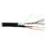 Кабель и разъемы: Кабель Netlan EC-UF004-5E-PC150-PE-BK F/UTP 4 пары, Кат.5e (Класс D), 100МГц, одножильный, BC (чистая медь), с многожильным силовым кабелем 1,50мм2, внешний, PE до -40C, черный, 305м фотографии