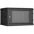 Шкафы и стойки: Настенный разборный шкаф TLK TWC-066045-R-G-BK 19", 6U, стеклянная дверь, Ш600хВ370хГ450мм, 2 пары монтажных направляющих, черный фотографии