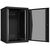 Шкафы и стойки: Настенный разборный шкаф TLK TWC-186060-R-G-BK 19", 18U, стеклянная дверь, Ш600хВ904хГ600мм, 2 пары монтажных направляющих, черный фотографии