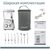 Ирригаторы: Ирригатор для полости рта B.Well WI-933 2.06-8.62 бар, 1250-1700 имп./мин., 0.8л, питание от сети/от аккум. 1650мАч фотографии