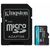 Secure Digital карты: microSDXC карта памяти Kingston 64Gb A2 V30 UHS-I U3 + microSD-->SD Adapter [SDCG3/64GB] фотографии