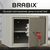 Сейфы и металлические шкафы: Сейф мебельный Brabix D-24m 240х310х260 мм, 7 кг, ключевой замок, крепление к стене фотографии