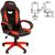 Стулья и кресла: Кресло компьютерное Brabix Blaze GM-162 TW/экокожа, черное/красное [7083508] фотографии