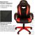 Стулья и кресла: Кресло компьютерное Brabix Blaze GM-162 TW/экокожа, черное/красное [7083508] фотографии