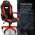 Стулья и кресла: Кресло компьютерное Brabix Blaze GM-162 TW/экокожа, черное/красное [7083508] фотографии