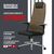 Стулья и кресла: Кресло Brabix PREMIUM Ultimate EX-801 хром, плотная двойная сетка Х2, черное/коричневое [532920] фотографии