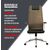 Стулья и кресла: Кресло Brabix PREMIUM Ultimate EX-801 хром, плотная двойная сетка Х2, черное/коричневое [532920] фотографии