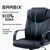 Стулья и кресла: Кресло офисное Brabix Relax MS-001 4 массажных модуля, экокожа, черное [532519] фотографии