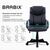 Стулья и кресла: Кресло офисное Brabix Relax MS-001 4 массажных модуля, экокожа, черное [532519] фотографии