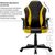 Стулья и кресла: Кресло компьютерное Brabix Shark GM-203 экокожа, черное/желтое [532514] фотографии