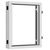 Шкафы и стойки: Пристенная поворотная секция TLK TWC-156015-BS-GY 19", 15U, Ш600хВ770хГ156 мм, 1 пары L-образных монтажных направляющих, серый RAL 7035 фотографии
