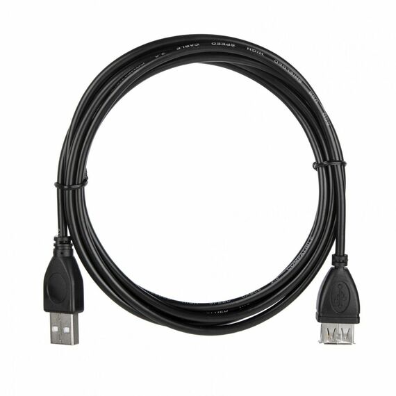 Кабель-удлинитель ACD ACD-U2AAF-20L USB 2.0, A male - A feмale, черный, 2м фотографии