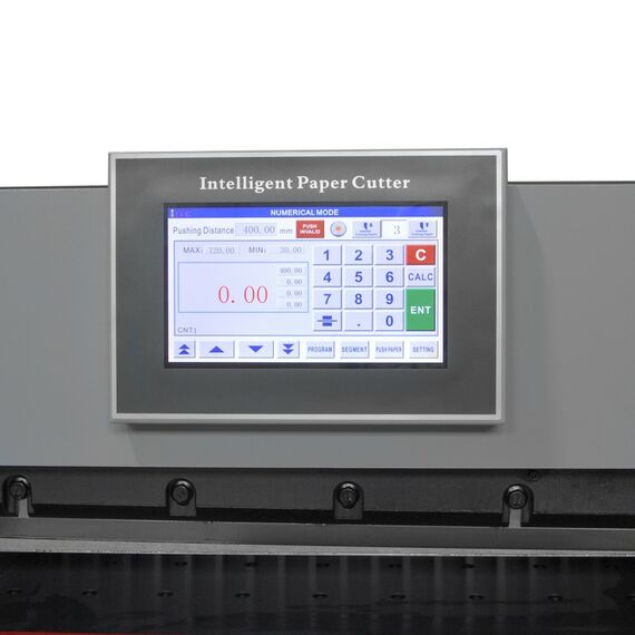 Резак гильотинный BindTec 7208 гидравлический, расширенный рабочий стол фотографии