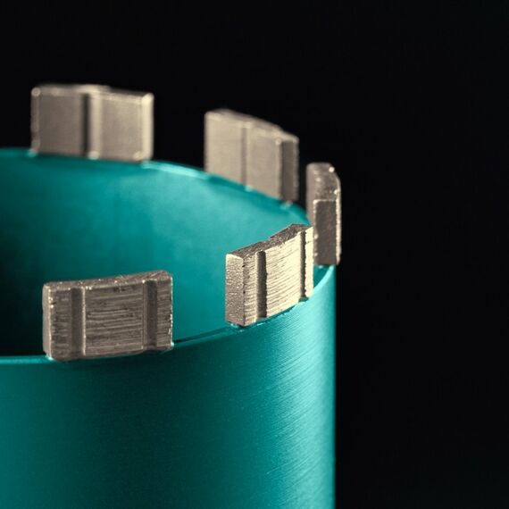 Алмазная Коронка по железобетону KRAFTOOL DIAMOND 102 мм 450 мм, 1 1/4", лазерная сварка сегментов [29825-102] фотографии