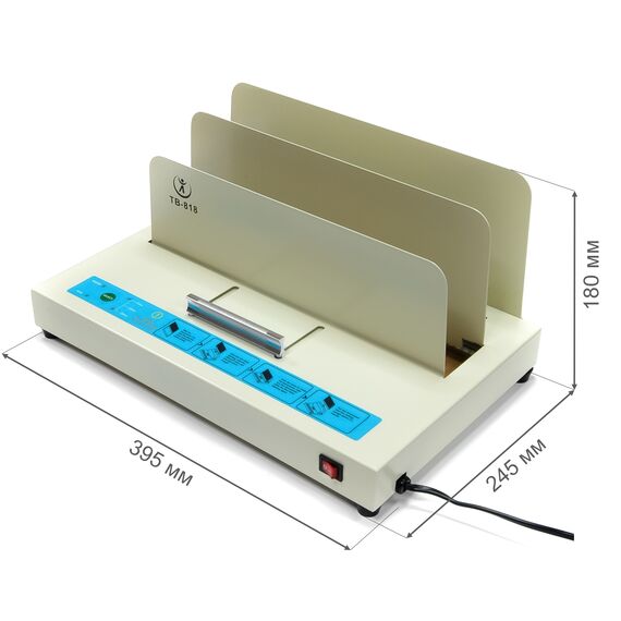 Машина переплетная  TB-818 термо фотографии