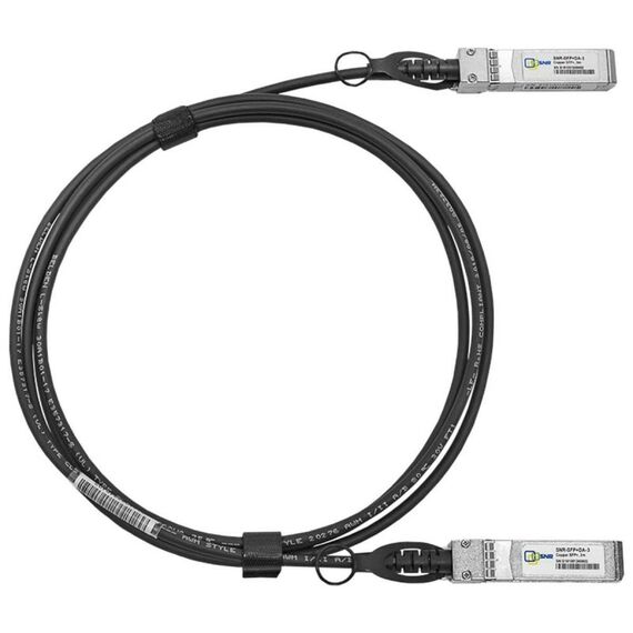 Оптическая кабельная сборка SNR SNR-SFP+DA-5 Direct Attach Twinax Cable (DAC), SFP+ 10Gb, 5m, support 10Gb Ethernet / 8Gb FC фотографии