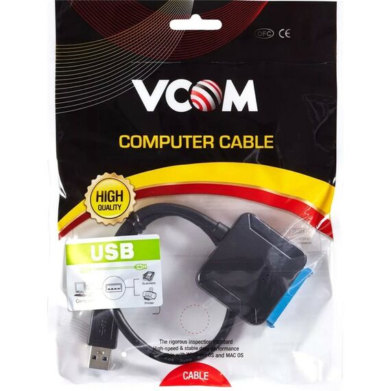 Кабель-адаптер VCOM CU816 USB3.0 -> SATA III 2.5/3.5"+SSD фотографии