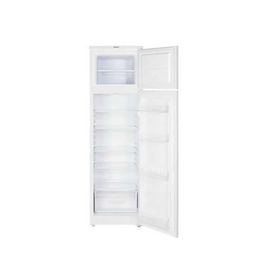 Холодильник-морозильник Бирюса 424 объем 205 л, 175/35 л, 2 камеры, морозильник сверху, управление механическое, количество компрессоров 1, климатический класс N,ST, возможность перевешивания фотографии