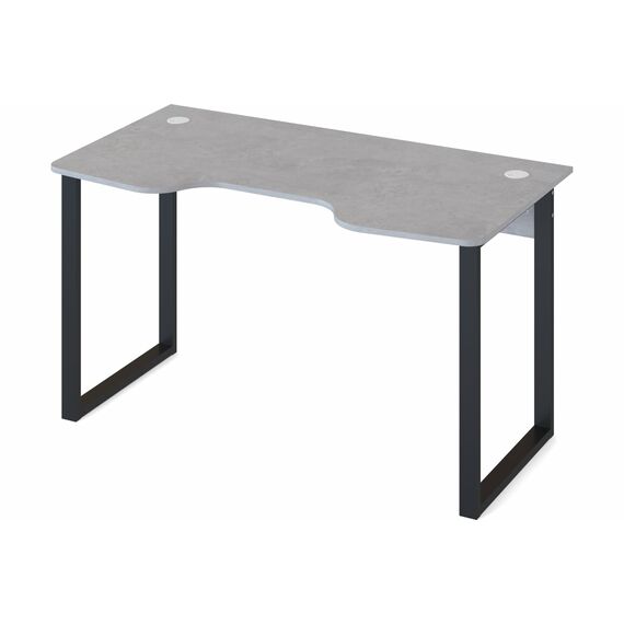 Стол для компьютера СОКОЛ КСТ-19 столешница ЛДСП бетон черный [00-00011527]