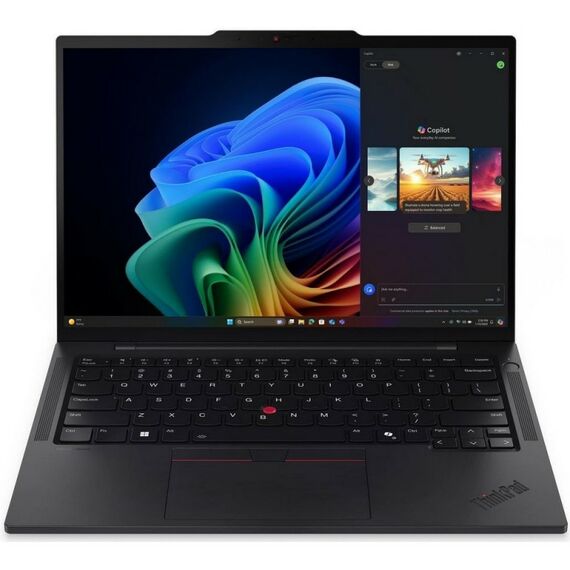 Ноутбук Lenovo ThinkPad T14s Gen 6 Intel Core Ultra 7 258V, 32Gb (soldered D5), SSD512Gb, UMA, 14", IPS, WUXGA, 1920x1200, 60Hz, Win11Pro, Black, 1.28kg [21QX000MUS] фотографии