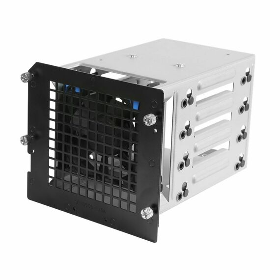 Корзина для накопителей Chenbro SR10569 PLUS 3.5" внутренняя клетка для HDD, цвет черный, с 8 см вентилятором [384-10502-2100A0] фотографии