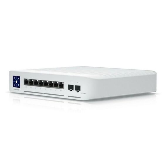 PoE-коммутатор Ubiquiti UniFi Switch Enterprise 8 PoE в стойку, 8х 2.5G RJ45, 2х 10G SFP+, раздача 120 Вт [USW-Enterprise-8-PoE] фотографии