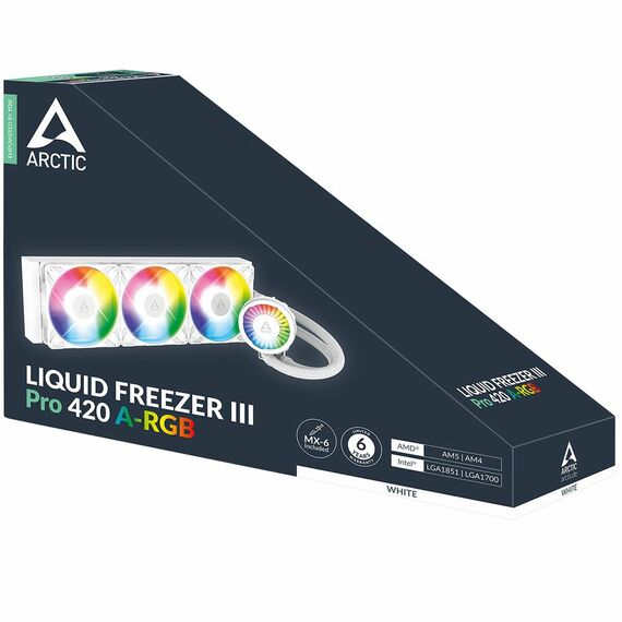 Жидкостная система охлаждения Arctic Liquid Freezer III Pro 420 Multi Compatible All-In-One CPU Water Cooler [ACFRE00189A] фотографии