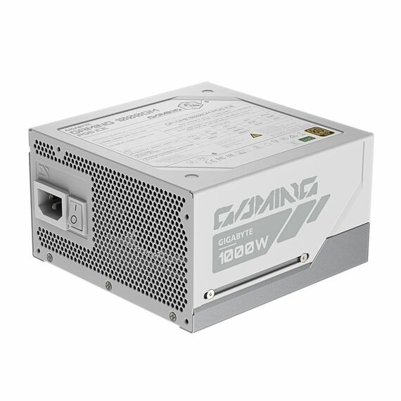 Блок питания ПК GigaByte GP-GME1000GM PG5 ICE/PSU 1000W белый, 80Plus Platinum, полностью модульный, PCIe Gen 5.1, ATX 3.1 compatible. фотографии