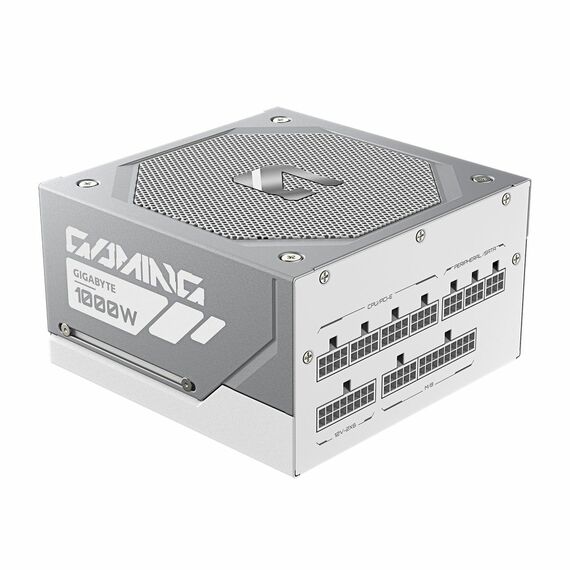 Блок питания ПК GigaByte GP-GME1000GM PG5 ICE/PSU 1000W белый, 80Plus Platinum, полностью модульный, PCIe Gen 5.1, ATX 3.1 compatible. фотографии