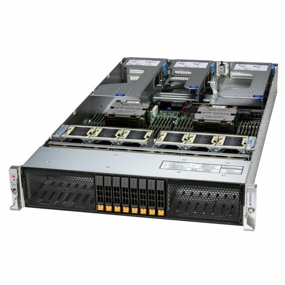 Платформа для сервера SuperMicro AS-2126HS-TN 2U (2x AMD EPYC 9004/9005 / 24x DDR5 RDIMM / 16x Hs 2.5" NVMe/SATA*/SAS*/ 6x PCIe 5.0 / no LAN / 2x 1600W Power) (16 NVME config) фотографии