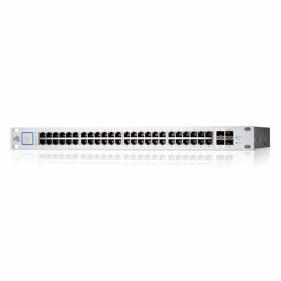 Коммутатор Ubiquiti USW-48-PoE UniFi Switch 48 PoE в стойку, 48х 1G RJ45, 4х SFP, раздача 195 Вт фотографии