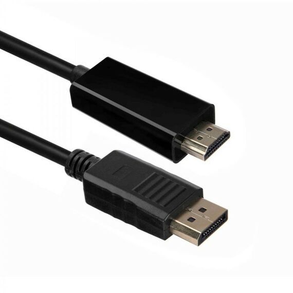 Кабель ACD ACD-DDHM2-18B DisplayPort 1.2, DP-HDMI, Golden Plated, 20m/19m, черный, 1.8м фотографии