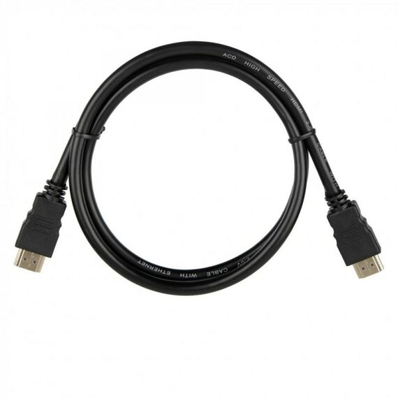 Кабель ACD ACD-DHHM2-10B HDMI 2.0, Golden Plated, 19m/19m, черный, 1м фотографии