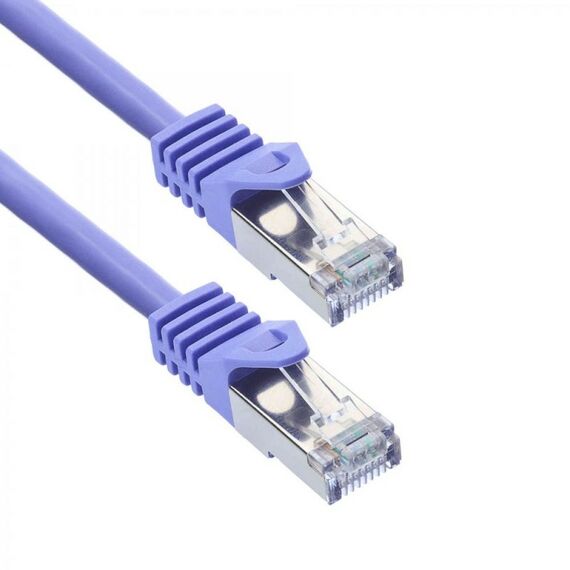 Патч-корд ACD ACD-LPS6A-50P Cat6a SSTP, 27AWG, CU, фиолетовый, 5.0м фотографии